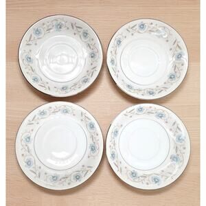 English Garden Fine China of Japan 5 3/4” Saucers 1221 Set of 4